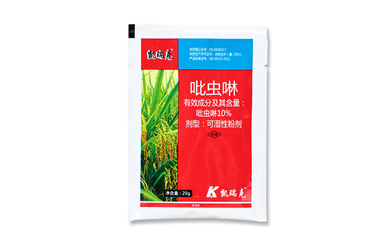 10%吡蟲啉可濕性粉劑-凱瑞克 產(chǎn)品性能: 本產(chǎn)品具有胃毒和觸殺作用,持效期較長,對防治水稻稻飛虱有較好的防效。本品高滲劑氮酮含量1.2%。 使用技術(shù)要求: 1、本品應(yīng)在水稻苗床或本田中低齡若蟲發(fā)生高峰期施藥,噴霧要均勻,視蟲害情況,可噴施2次。2、大風(fēng)天或預(yù)計(jì)1小時內(nèi)有降雨,請勿施藥。 10%吡蟲啉可濕性粉劑-凱瑞克 產(chǎn)品性能: 本產(chǎn)品具有胃毒和觸殺作用,持效期較長,對防治水稻稻飛虱有較好的防效。本品高滲劑氮酮含量1.2%。 使用技術(shù)要求: 1、本品應(yīng)在水稻苗床或本田中低齡若蟲發(fā)生高峰期施藥,噴霧要均勻,視蟲害情況,可噴施2次。2、大風(fēng)天或預(yù)計(jì)1小時內(nèi)有降雨,請勿施藥。