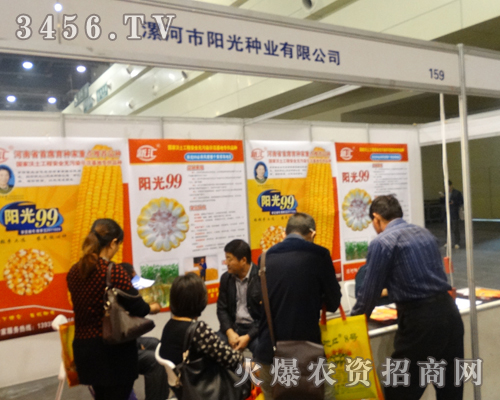漯河市陽光種業(yè)2013鄭州種子會上全力以赴
