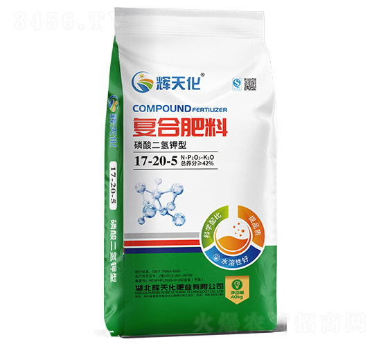 磷酸二氫鉀型復(fù)合肥料17-20-5-輝天化-頓貝